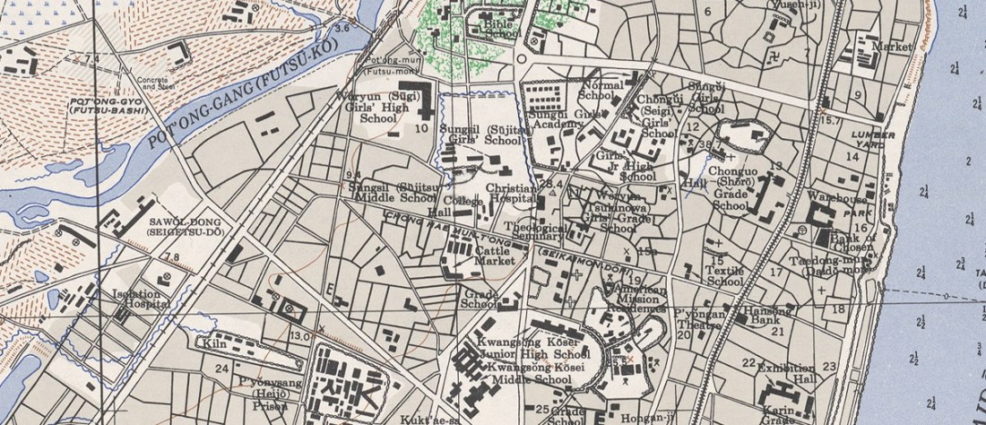 Pyongyang Map 1946 - UCC